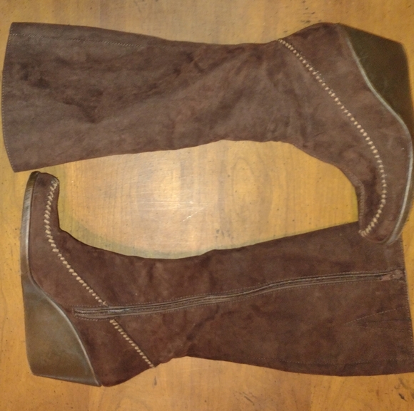 Aerosoles Gateway Sz 6M knee high suede boots - Dark Brown - Picture 10 of 10